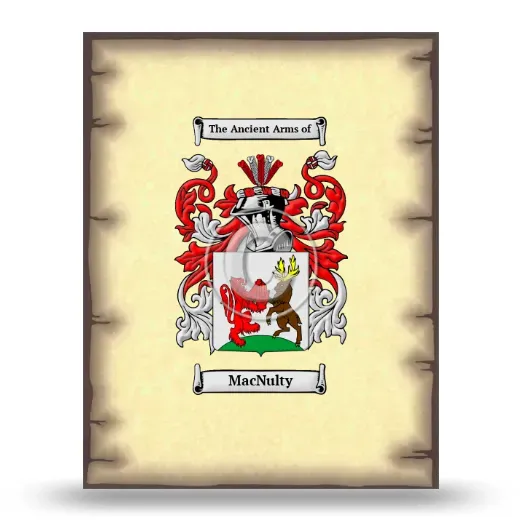 MacNulty Coat of Arms Print