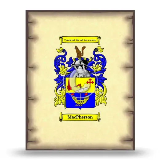 MacPherson Coat of Arms Print