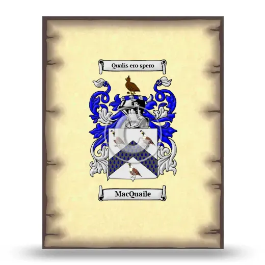 MacQuaile Coat of Arms Print