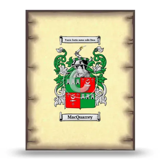 MacQuarrey Coat of Arms Print