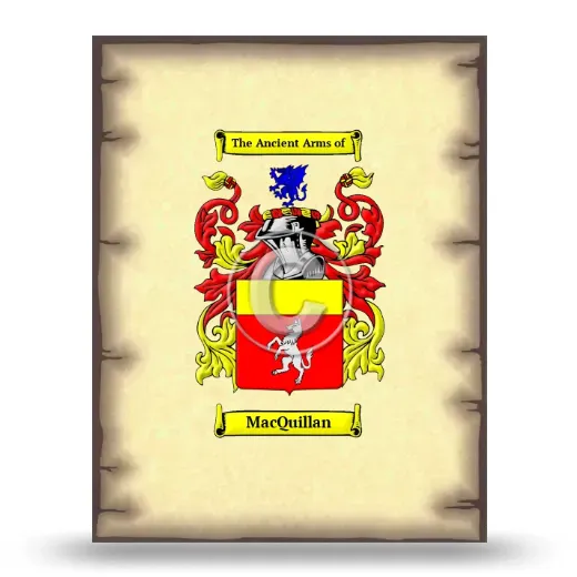 MacQuillan Coat of Arms Print