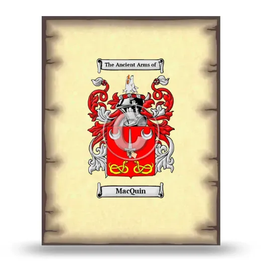 MacQuin Coat of Arms Print