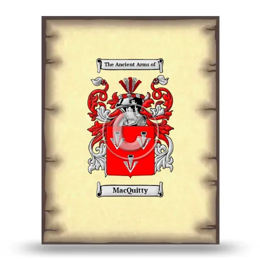 MacQuitty Coat of Arms Print