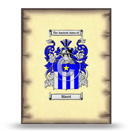 Macri Coat of Arms Print
