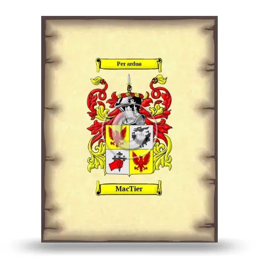MacTier Coat of Arms Print