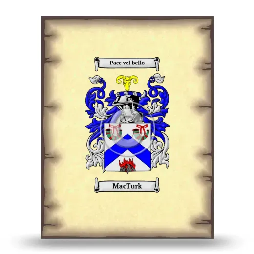 MacTurk Coat of Arms Print