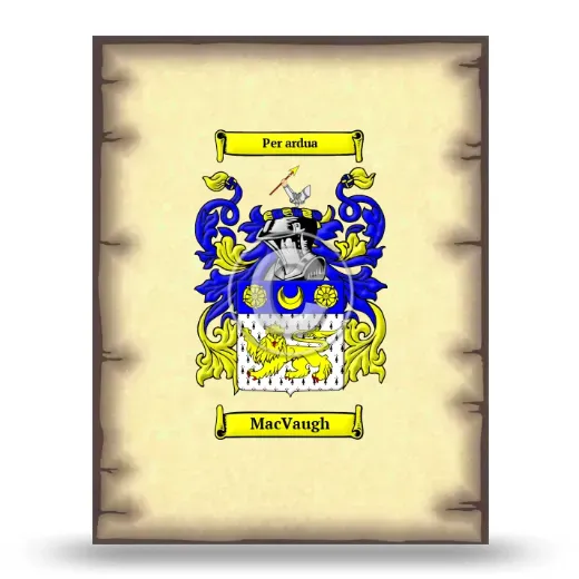 MacVaugh Coat of Arms Print