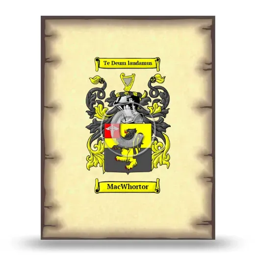 MacWhortor Coat of Arms Print