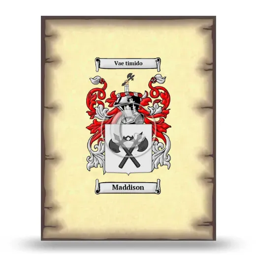 Maddison Coat of Arms Print