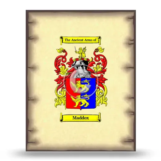 Maddox Coat of Arms Print