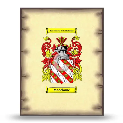 Madelaine Coat of Arms Print