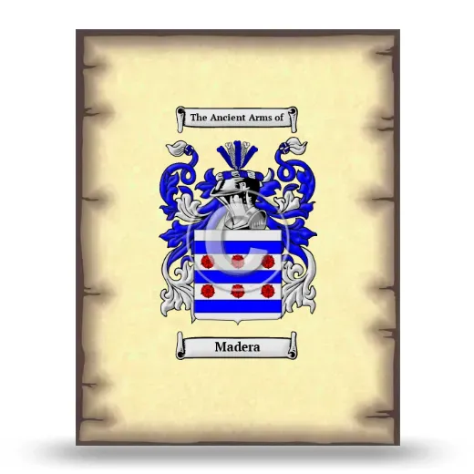 Madera Coat of Arms Print