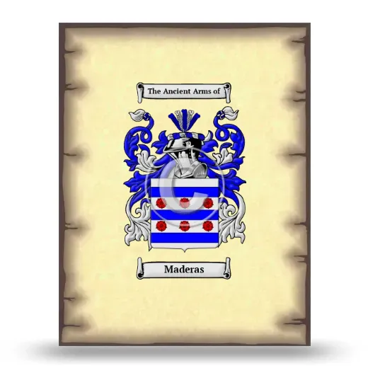 Maderas Coat of Arms Print