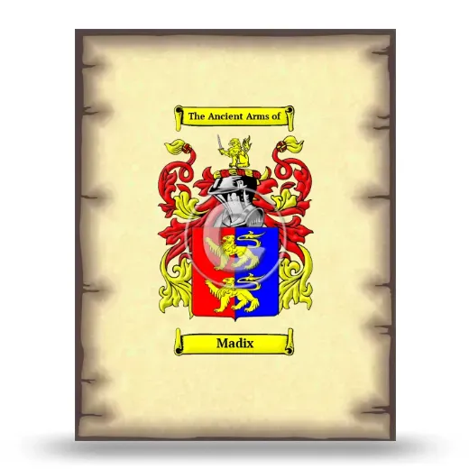 Madix Coat of Arms Print