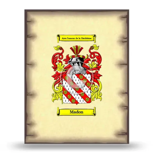 Madon Coat of Arms Print