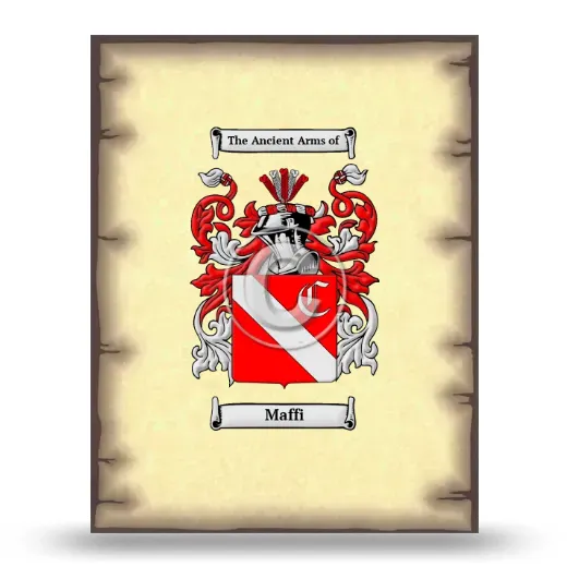 Maffi Coat of Arms Print