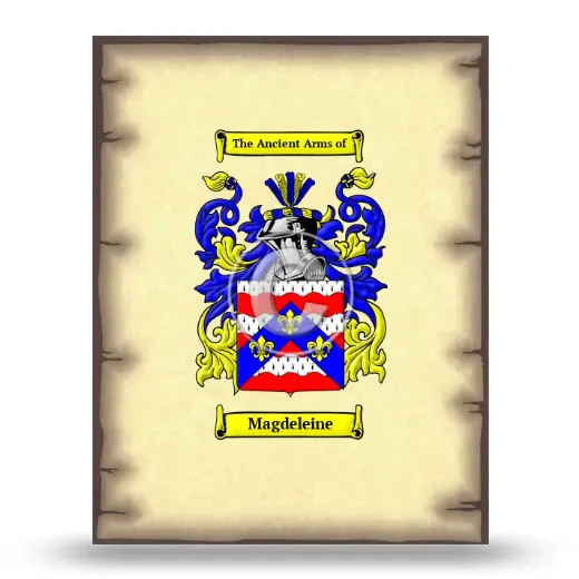 Magdeleine Coat of Arms Print