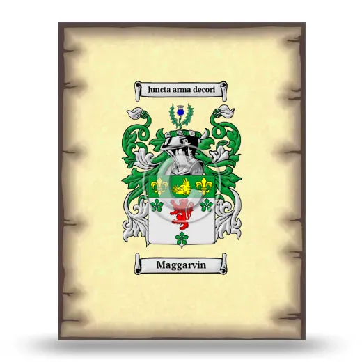 Maggarvin Coat of Arms Print