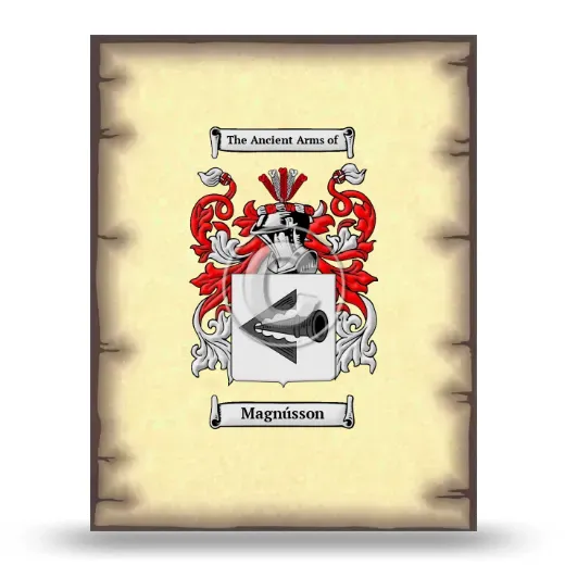 Magnússon Coat of Arms Print