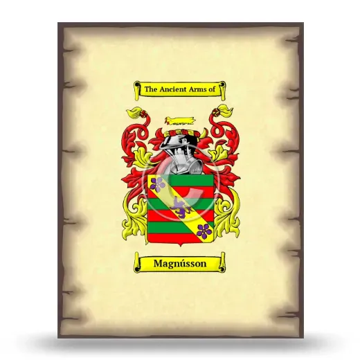 Magnússon Coat of Arms Print