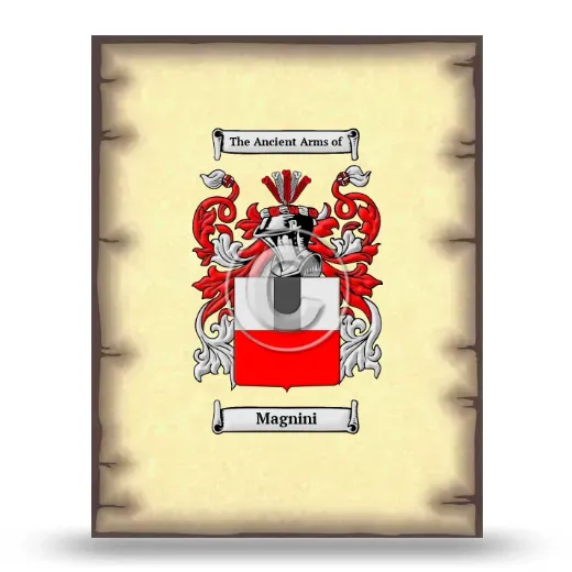 Magnini Coat of Arms Print