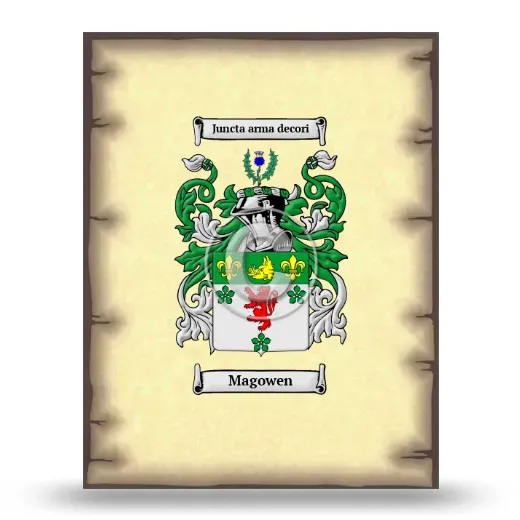 Magowen Coat of Arms Print