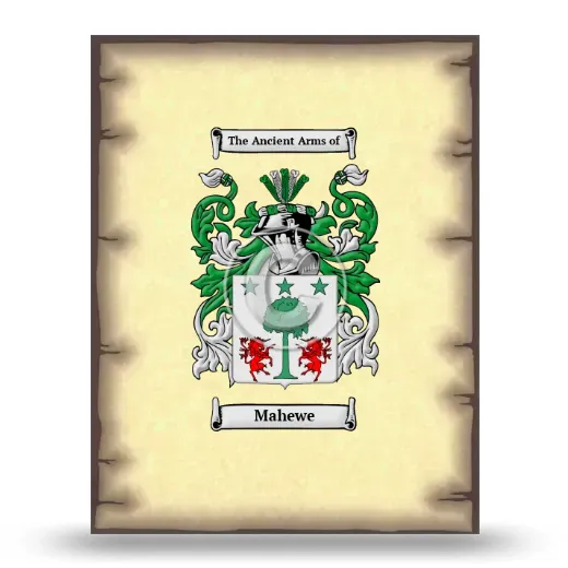 Mahewe Coat of Arms Print