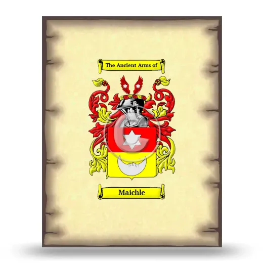 Maichle Coat of Arms Print
