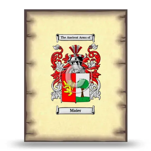 Maier Coat of Arms Print