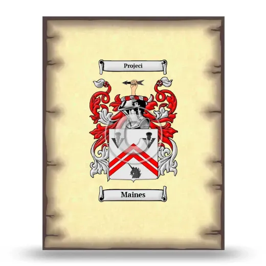 Maines Coat of Arms Print