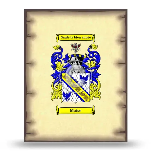 Maise Coat of Arms Print