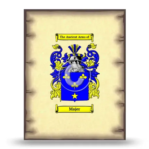 Majer Coat of Arms Print