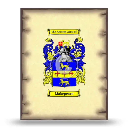 Makepeace Coat of Arms Print