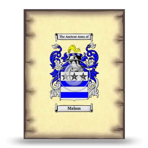 Malam Coat of Arms Print