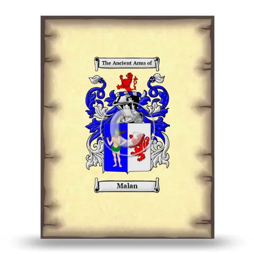 Malan Coat of Arms Print