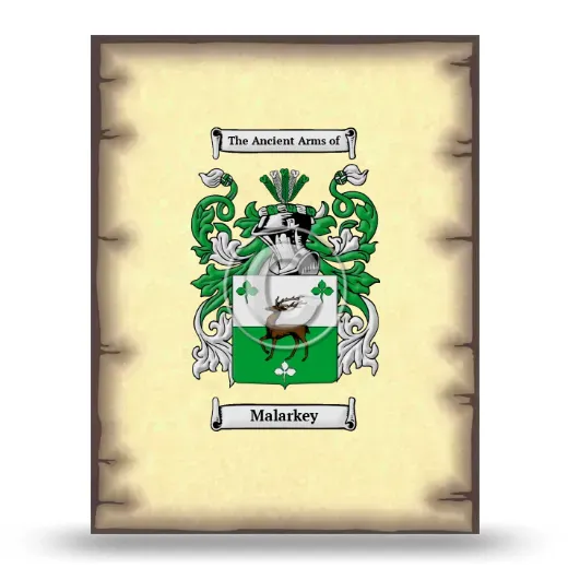 Malarkey Coat of Arms Print