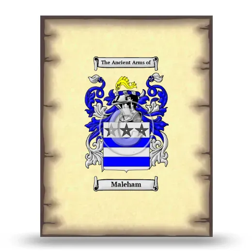 Maleham Coat of Arms Print