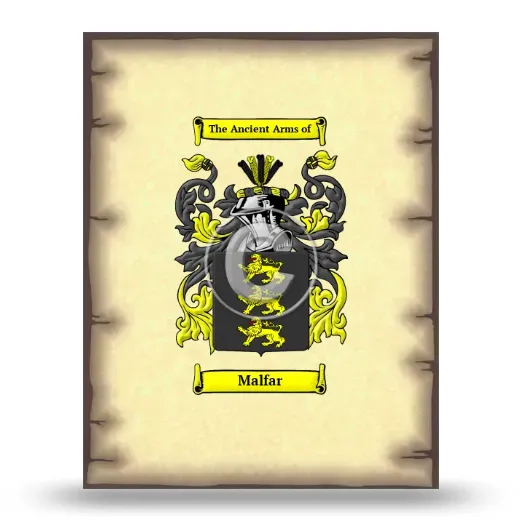 Malfar Coat of Arms Print