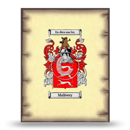 Malivery Coat of Arms Print