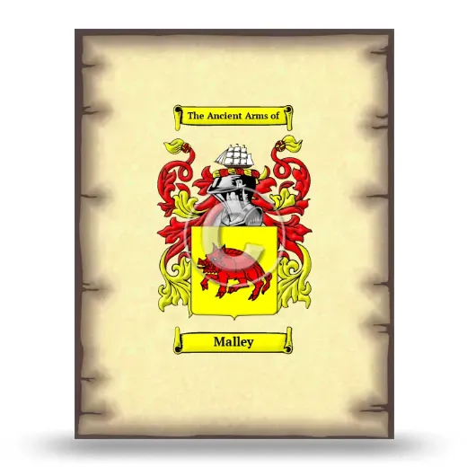 Malley Coat of Arms Print
