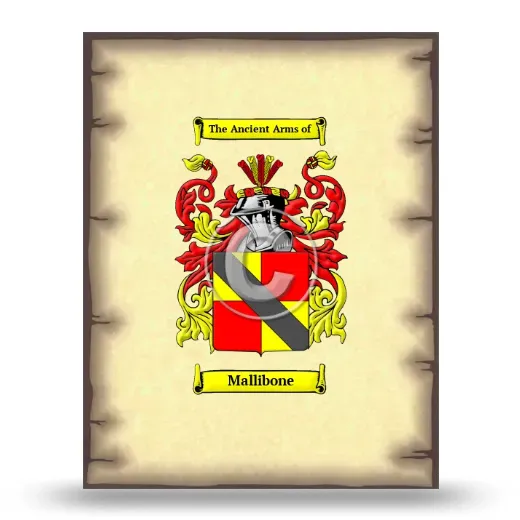 Mallibone Coat of Arms Print