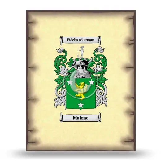 Malone Coat of Arms Print