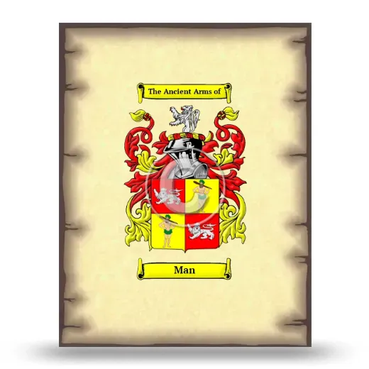 Man Coat of Arms Print