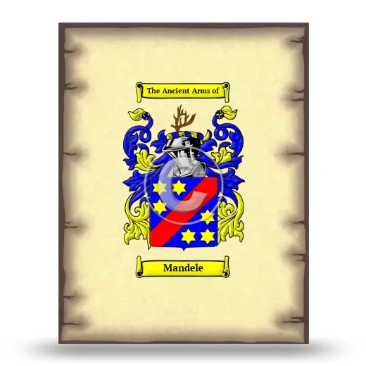 Mandele Coat of Arms Print