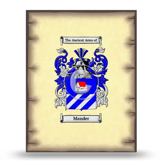 Mander Coat of Arms Print