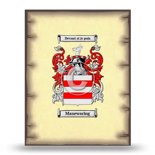 Manewaring Coat of Arms Print