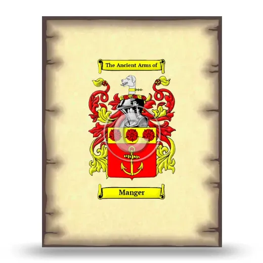 Manger Coat of Arms Print