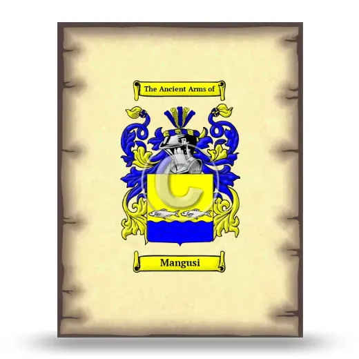Mangusi Coat of Arms Print