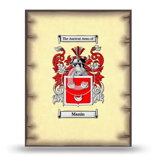 Manin Coat of Arms Print