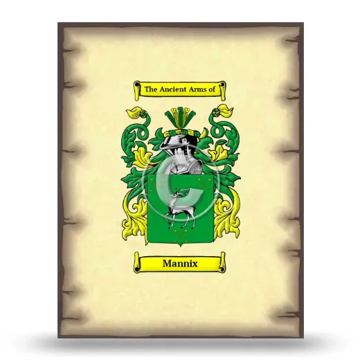 Mannix Coat of Arms Print